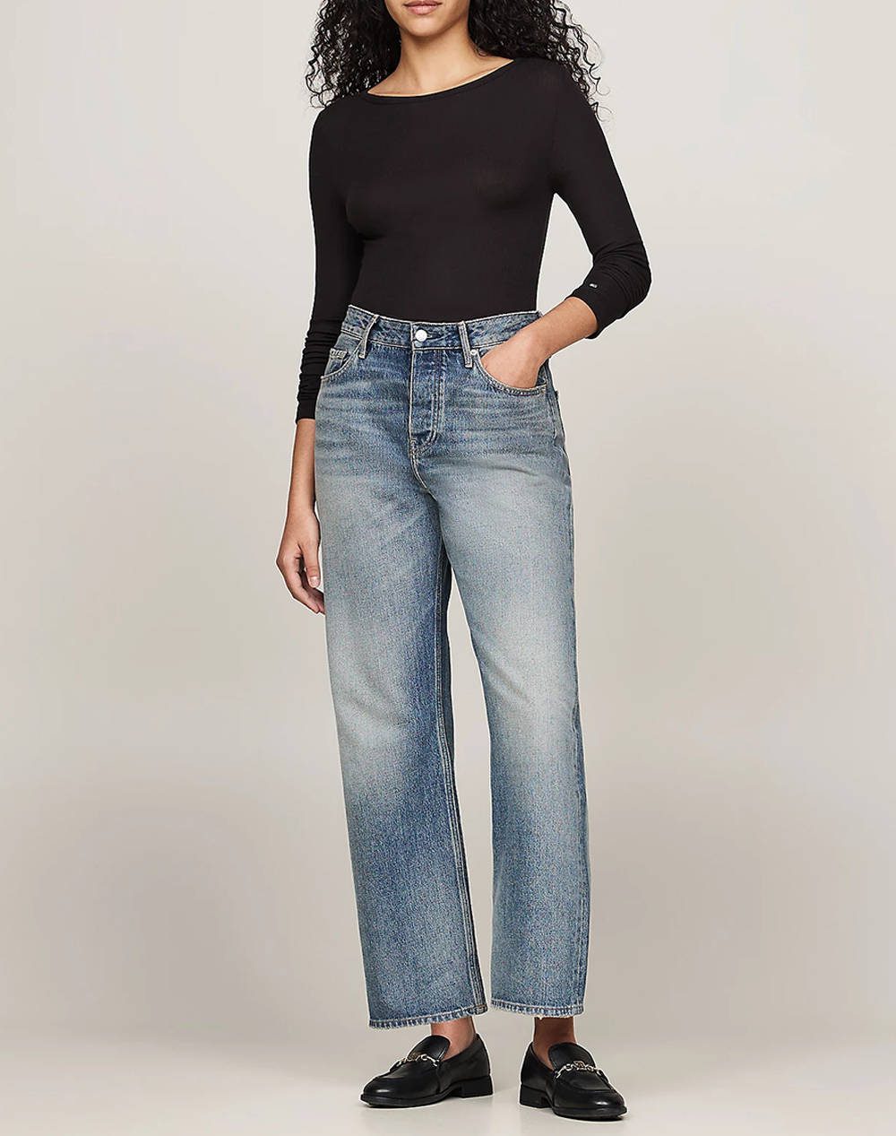 TOMMY HILFIGER Slim tencel open-nk ls